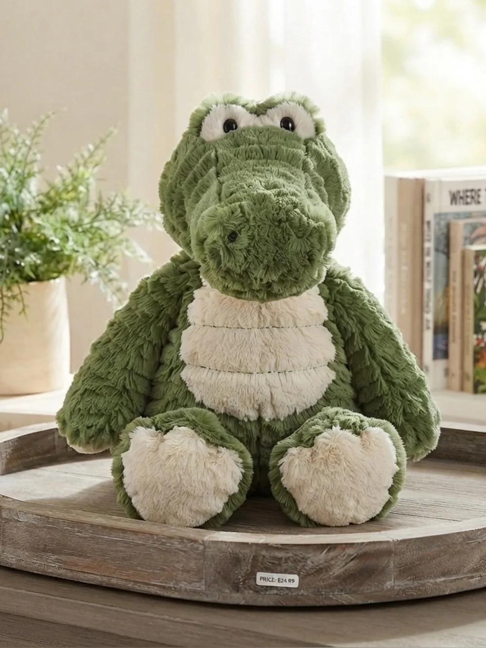 Mary Meyer 15” Plush Green Alligator Crocodile Stuffed Animal Toy Soft & Fluffy